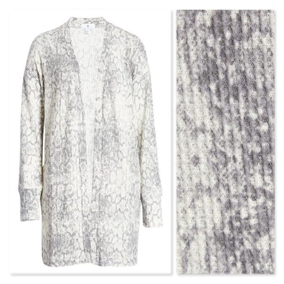 Socialite Waffle Knit Cardigan sz XS - Picture 3 of 11